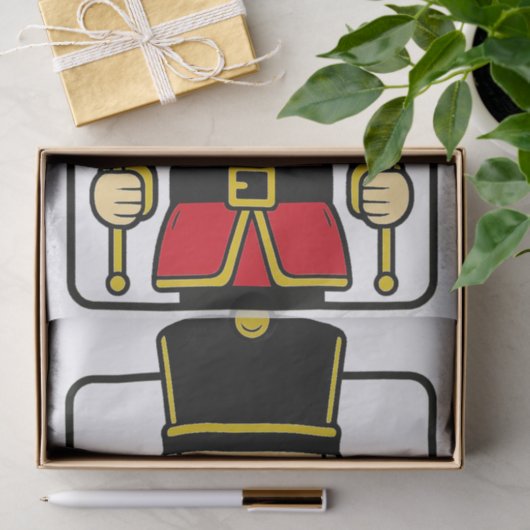 Feestelijke vakantie Notenkraker Decoupage Tissue  Tissuepapier (Geschenk)