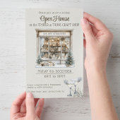 Feestelijke Vakantie open huis gezellige winkel ma Flyer