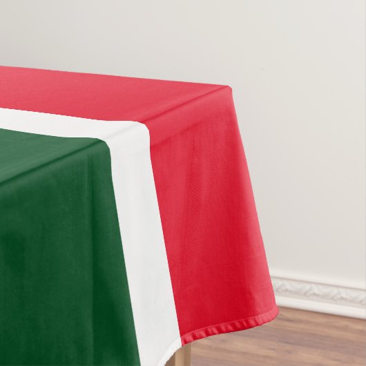Feestelijke vakantie rood bos groen witte strepen tafelkleed (Voorbeeld)