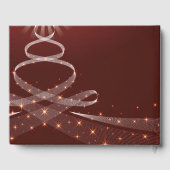 Feestelijke vakantie winter bruiloft gastenboek (Achterkant)