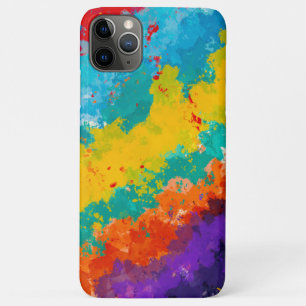 Feestelijke verf kleur spat kleurrijke spatten iPhone 11 pro max hoesje