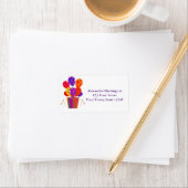 Feestelijke Verjaardagsballonnen, Gift Etiket (Insitu)