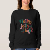 Feestelijke Vibes: Holly Jolly Bebe Wintertrui Trui (Voorkant)
