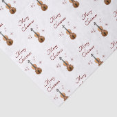 Feestelijke violen Musical Kerstmis Sneeuwvlokken Tissuepapier (Detail)