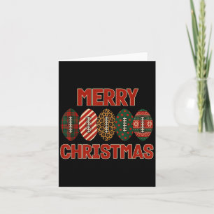 Feestelijke Voetbal Kerstbal Sporten Kerstmis Vaka Kaart