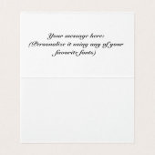 Feestelijke vriendschapswensen kaart (Binnenkant ongevouwen)