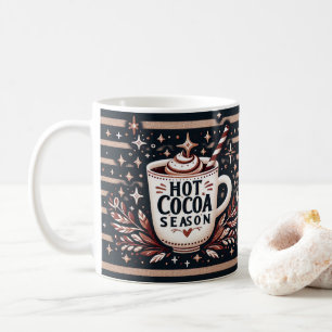 Feestelijke warme cacao illustratie koffiemok