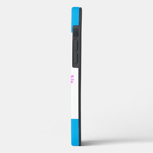 Feestelijke Waterverf Kerstboom Hoesje-Mate iPhone Case-Mate iPhone Case (Achterkant / Links)