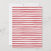 Feestelijke Waterverf Kerstfeest Kaart (Achterkant)