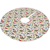 Feestelijke Waterverf Kerstschetsen Kerstboom Rok (Gekanteld)