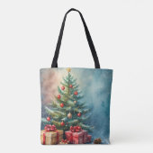 Feestelijke Waterverf vakantie Tas (Achterkant)