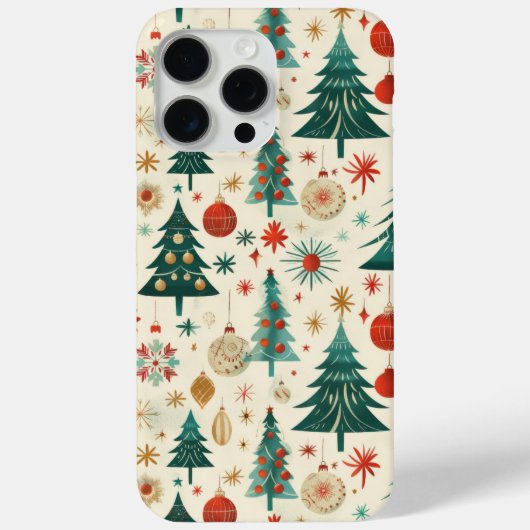 Feestelijke winter Feestdagen Case-Mate iPhone Case (Achterkant)