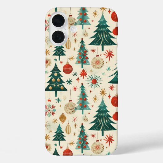 Feestelijke winter Feestdagen Case-Mate iPhone Case (Achterkant)