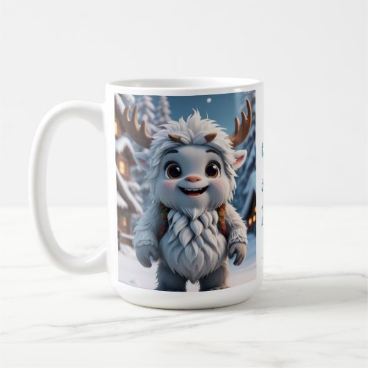 Feestelijke Yeti Koffiemok (Links)