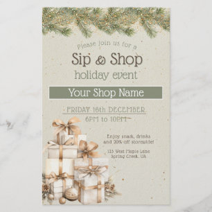 Feestelijke zakelijke Vakantie Evenement marketing Flyer