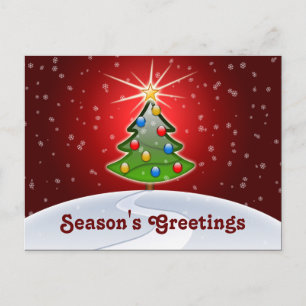 Feestelijke zaken Kerstgroet Briefkaarten