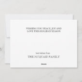 Feestelijke Zee Leeuwen Waterverf Feestdagenkaart (Achterkant)