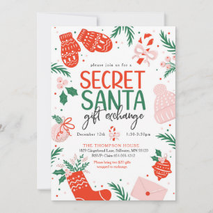 FeestelijkeSecretSanta Kaart