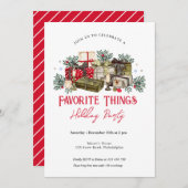 Feesten Favoriete Dingen Kaart (Voorkant / Achterkant)