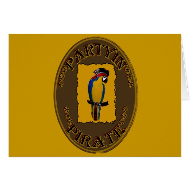 FEESTENDE PIRAAT (Voorkant Horizontaal)