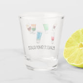 Feestfoto drank alcohol feestje gepersonaliseerd c shot glas (Achterkant)
