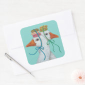 Feestganzen stickers (Envelop)