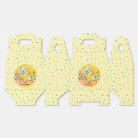 Feestgunstbox - Winnie The Pooh Bedankdoosjes (Ongevouwen)