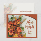 Feestieve Thanksgiving Briefkaart (Voorkant / Achterkant)