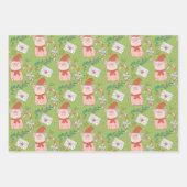 Feestive kerstmis inpakpapier vel (Voorkant)