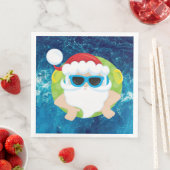 Feestive kerststrand Santa Holiday Servet (Insitu)