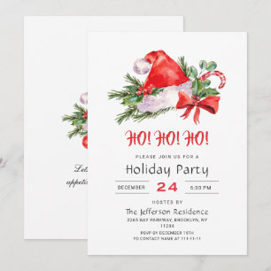 Feestive Santa Claus Pet Holiday Kerstfeest Kaart