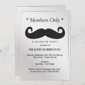 Feestje Alleen Voor Leden Kaart (Voorkant / Achterkant)