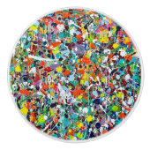 Feestje of het 1999 keramische schedel is knop (Voorkant)