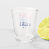 Feestje van de Bruid Shot Glas (Achterkant)