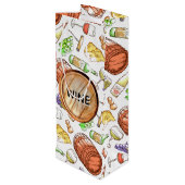 Feestje wijn cadeautas (Achterkant Gekanteld)