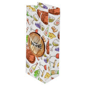Feestje wijn cadeautas (Voorkant Gekanteld)