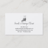 Feestjurk Kleding Shop Visitekaartje (Achterkant)