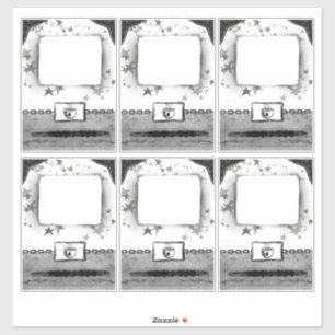 Feestkaartstickers voor planners of aangepaste nam sticker
