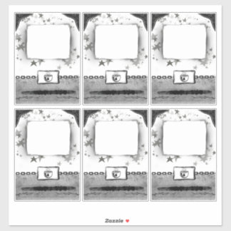 Feestkaartstickers voor planners of aangepaste nam sticker