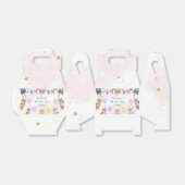 Feestkatten miauw-gical kinderen verjaardag bedankdoosjes (Uitgevouwen)