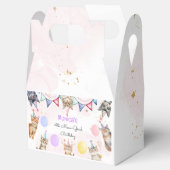 Feestkatten miauw-gical kinderen verjaardag bedankdoosjes (Geopend)