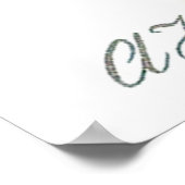 feestmaal kerstfeestdag poster (Hoek)