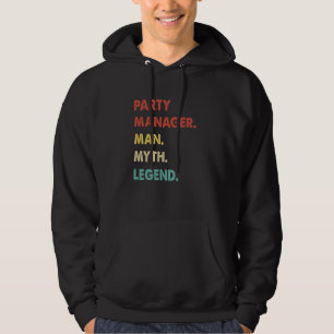 Feestmanager Man Mythe Legende 1 Hoodie