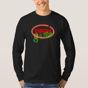 Feestmodus Ondersteboven Ananas Swinger Vanille S T-shirt