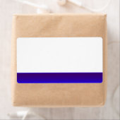 Feestnaam Tag Label blauw (Insitu)