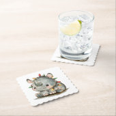 feestneus kartonnen onderzetters (Insitu)