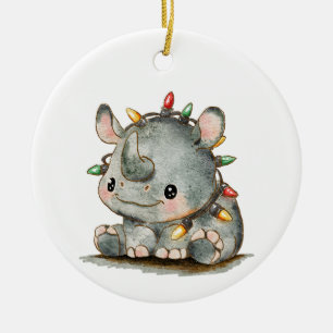 feestneus keramisch ornament