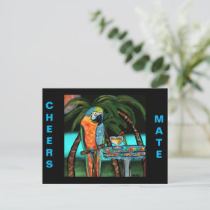 Feestpapegaaien            briefkaart