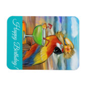 Feestpapegaaien Magneet (Horizontaal)