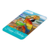 Feestpapegaaien Magneet (Linkerzijde)